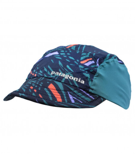 Modello di cappuccio in Patagonia Airdini Cap Rain Fern navy Patagonia Headict